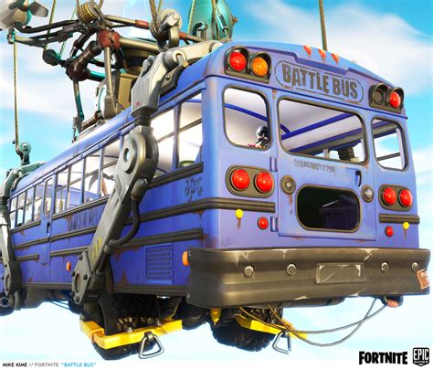 fortnite battle bus pic